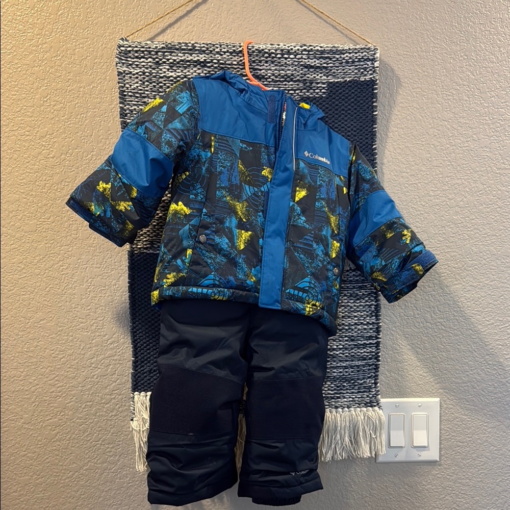 Columbia Blue and Black Toddler Snowsuit